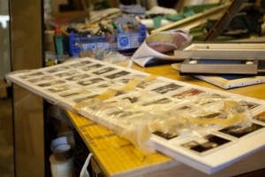 Instax prints ready to frame