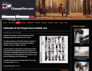 Choose FIlm Instamatic for the People book