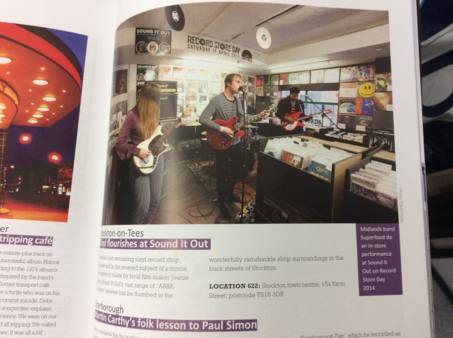 Superfood ,Sound It Out  Records, Stockton, Record Store Day 2014